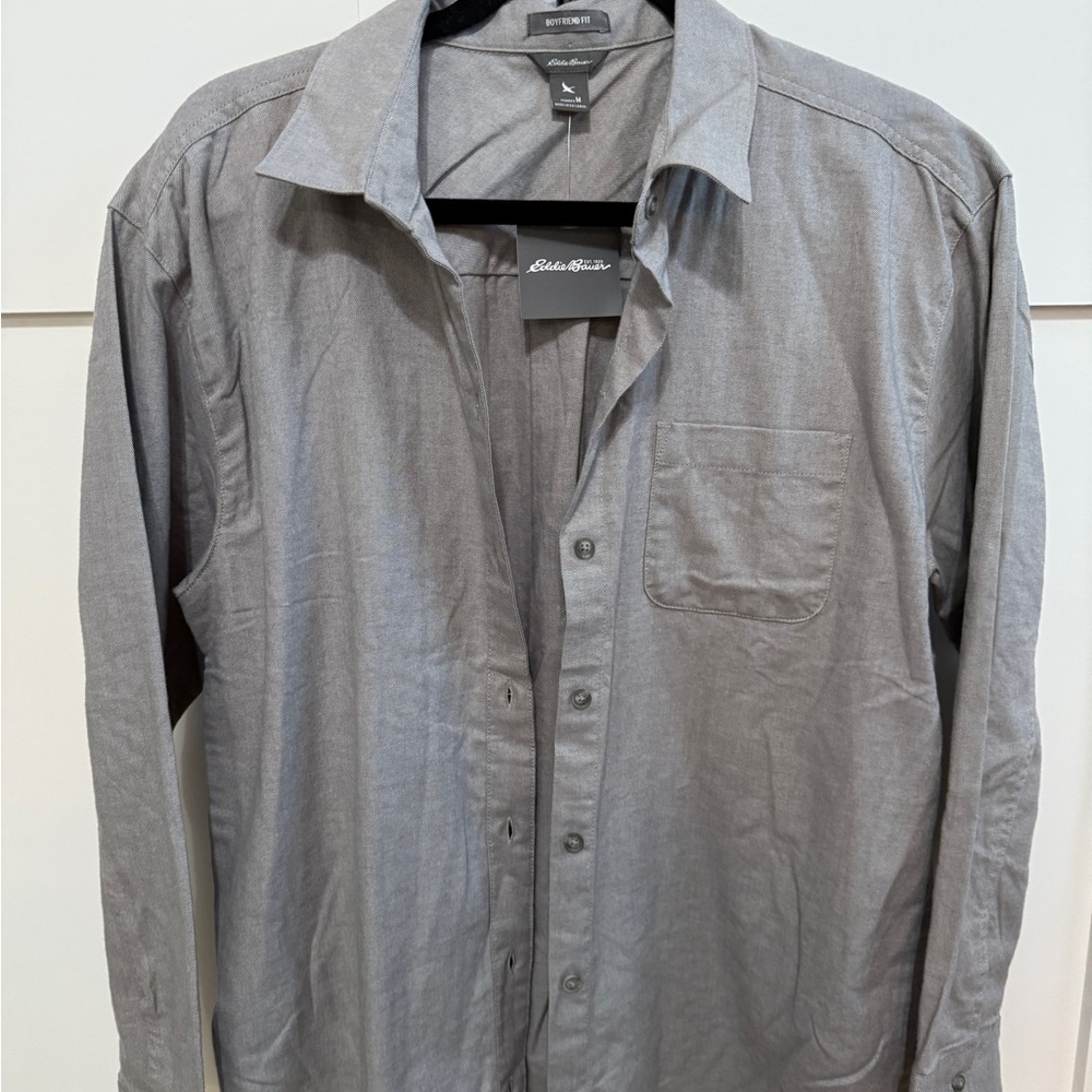 Charcoal Button Down Shirt